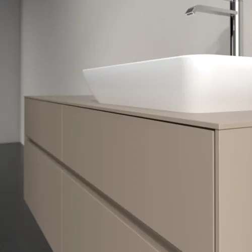 VILLEROY BOCH Toaletní skříňka Collaro, s osvětlením, 4 výsuvy, 1400 x 548 x 500 mm, taupe / taupe #C118B0VM, obrázek 6