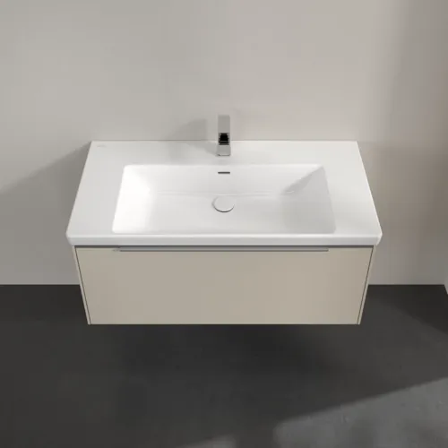 VILLEROY BOCH Subway 3.0 Vanity unit, 1 zásuvka, 973 x 429 x 478 mm, Cashmere Grey #C56900VN, obrázek 4