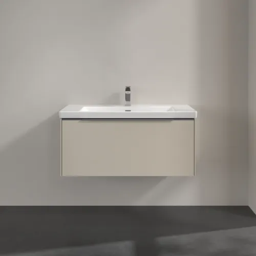 VILLEROY BOCH Subway 3.0 Vanity unit, 1 zásuvka, 973 x 429 x 478 mm, Cashmere Grey #C56900VN, obrázek 3