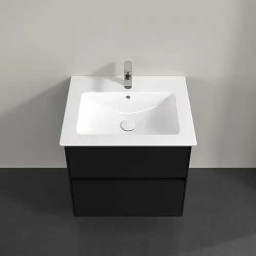 VILLEROY BOCH Toaletní skříňka Collaro, 2 výsuvy, 611 x 610 x 480 mm, Volcano Black #C14300VL, obrázek 4