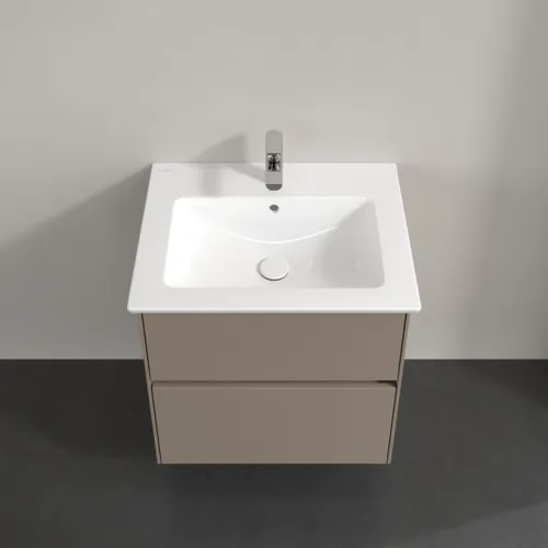 VILLEROY BOCH Toaletní skříňka Collaro, 2 výsuvy, 611 x 610 x 480 mm, taupe #C14300VM, obrázek 4