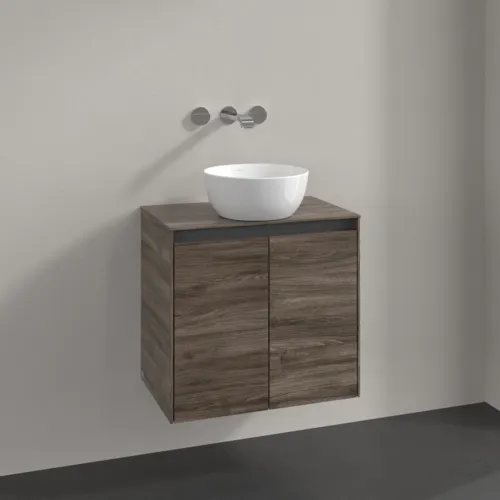 VILLEROY BOCH Toaletní skříňka Collaro, 2 dvířka, 600 x 548 x 380 mm, Kamenný dub / Kamenný dub #C15000RK, obrázek 2