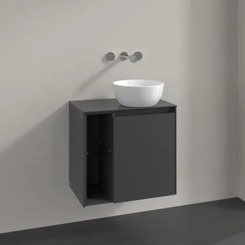 VILLEROY BOCH Toaletní skříňka Collaro, 1 dvířka, 600 x 548 x 380 mm, Grafit / Grafit #C15100VR, obrázek 2