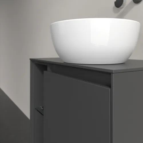 VILLEROY BOCH Toaletní skříňka Collaro, 1 dvířka, 600 x 548 x 380 mm, Grafit / Grafit #C15100VR, obrázek 5