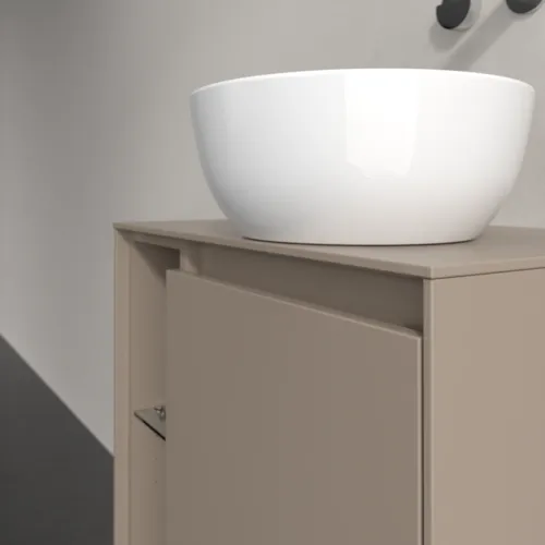 VILLEROY BOCH Toaletní skříňka Collaro, 1 dvířka, 600 x 548 x 380 mm, taupe / taupe #C15100VM, obrázek 5