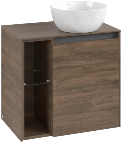 VILLEROY BOCH Toaletní skříňka Collaro, 1 dvířka, 600 x 548 x 380 mm, Arizona Oak / Arizona Oak #C15100VH