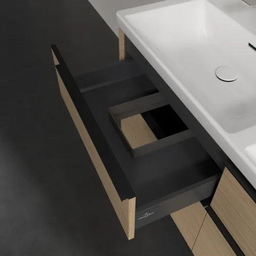 VILLEROY BOCH Vanová skříňka Subway 3.0, 4 výsuvy, 1272 x 576 x 478 mm, severský dub #C56801VJ, obrázek 7