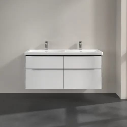 VILLEROY BOCH Subway 3.0 Vanity unit, 4 výsuvy, 1272 x 576 x 478 mm, Brilliant White #C56801VE, obrázek 3