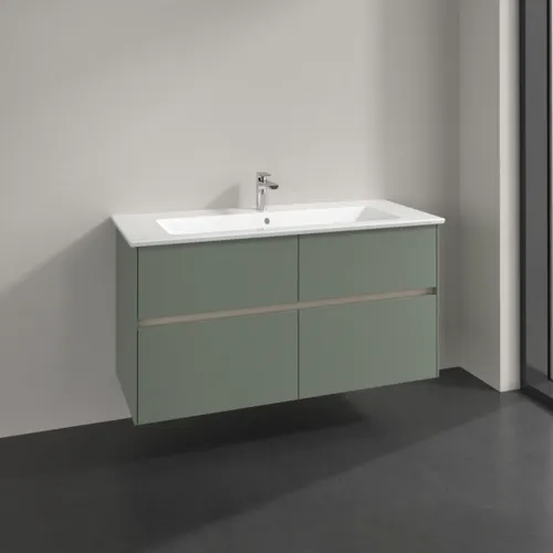 VILLEROY BOCH Toaletní skříňka Collaro, 4 výsuvy, 1161 x 610 x 480 mm, jemně zelená #C14600AF, obrázek 2