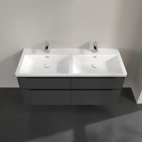 VILLEROY BOCH Subway 3.0 Vanity unit, 4 výsuvy, 1272 x 576 x 478 mm, grafitová barva #C56801VR, obrázek 4