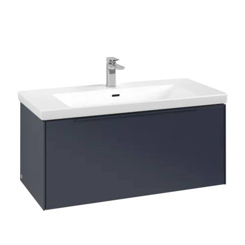 VILLEROY BOCH Subway 3.0 Vanity unit, 1 zásuvka, 973 x 429 x 478 mm, Marine Blue #C56902VQ