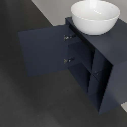VILLEROY BOCH Toaletní skříňka Collaro, 1 dvířka, 600 x 548 x 380 mm, Marine Blue / Marine Blue #C15200VQ, obrázek 7