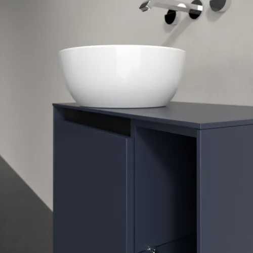 VILLEROY BOCH Toaletní skříňka Collaro, 1 dvířka, 600 x 548 x 380 mm, Marine Blue / Marine Blue #C15200VQ, obrázek 5