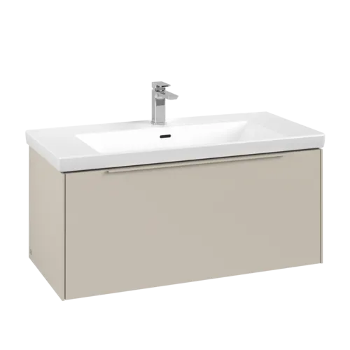 VILLEROY BOCH Subway 3.0 Vanity unit, 1 zásuvka, 973 x 429 x 478 mm, Cashmere Grey #C56902VN