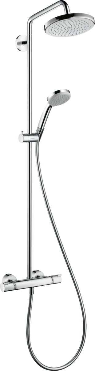 HANSGROHE Croma Showerpipe 220 1jet EcoSmart s termostatem #27188000 - chrom