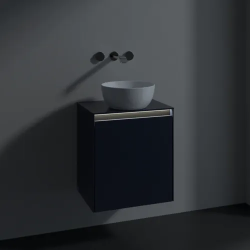 VILLEROY BOCH Toaletní skříňka Collaro, s osvětlením, 1 dvířka, 500 x 548 x 380 mm, Marine Blue / Marine Blue #C149B0VQ, obrázek 5
