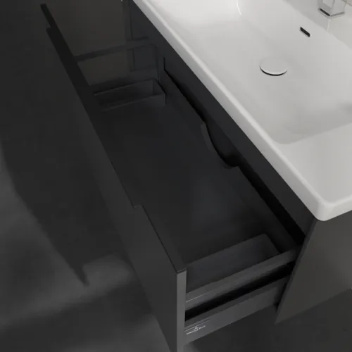 VILLEROY BOCH Subway 3.0 Vanity unit, 1 zásuvka, 973 x 429 x 478 mm, grafitová barva #C56901VR, obrázek 6