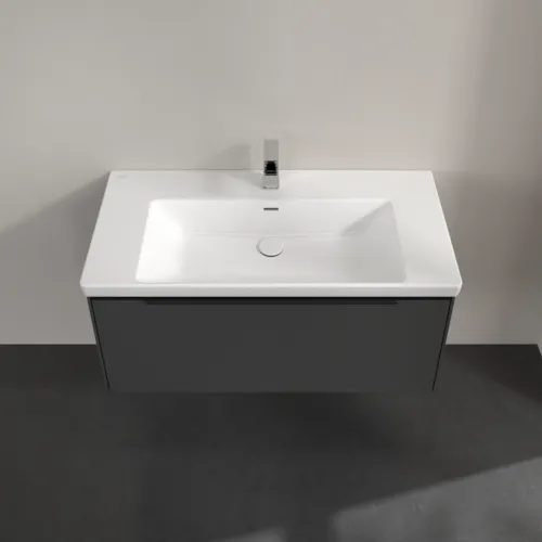 VILLEROY BOCH Subway 3.0 Vanity unit, 1 zásuvka, 973 x 429 x 478 mm, grafitová barva #C56901VR, obrázek 4