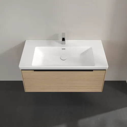 VILLEROY BOCH Subway 3.0 Vanity unit, 1 zásuvka, 973 x 429 x 478 mm, dub severský #C56901VJ, obrázek 4