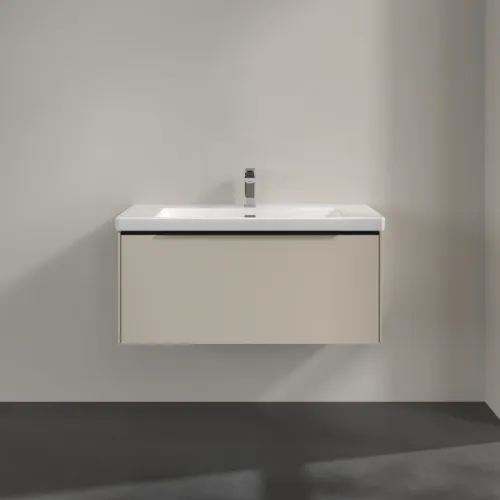 VILLEROY BOCH Subway 3.0 Vanity unit, 1 zásuvka, 973 x 429 x 478 mm, Cashmere Grey #C56901VN, obrázek 3
