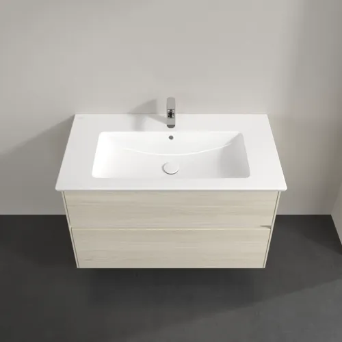 VILLEROY BOCH Toaletní skříňka Collaro, 2 výsuvy, 961 x 610 x 480 mm, bílý dub #C14500AA, obrázek 4