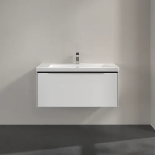 VILLEROY BOCH Subway 3.0 Vanity unit, 1 zásuvka, 973 x 429 x 478 mm, čistě bílá #C56901VF, obrázek 3