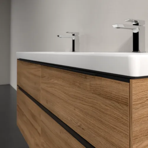 VILLEROY BOCH Subway 3.0 Vanity unit, 4 výsuvy, 1272 x 576 x 478 mm, dub Kansas #C56801RH, obrázek 5