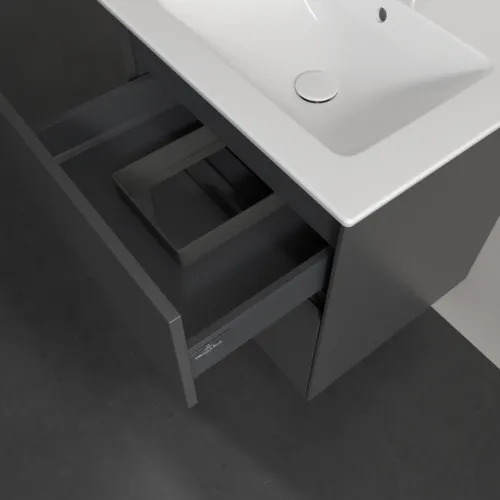 VILLEROY BOCH Toaletní skříňka Collaro, 2 výsuvy, 561 x 610 x 480 mm, grafitová barva #C14200VR, obrázek 7