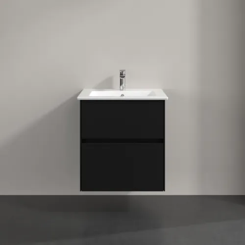 VILLEROY BOCH Toaletní skříňka Collaro, 2 výsuvy, 561 x 610 x 480 mm, Volcano Black #C14200VL, obrázek 3