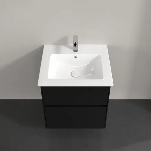 VILLEROY BOCH Toaletní skříňka Collaro, 2 výsuvy, 561 x 610 x 480 mm, Volcano Black #C14200VL, obrázek 4