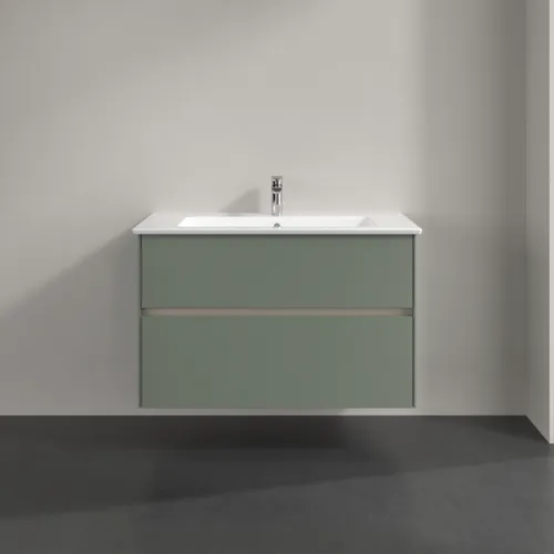 VILLEROY BOCH Toaletní skříňka Collaro, s osvětlením, 2 výsuvy, 961 x 610 x 480 mm, Soft Green #C145B0AF, obrázek 3