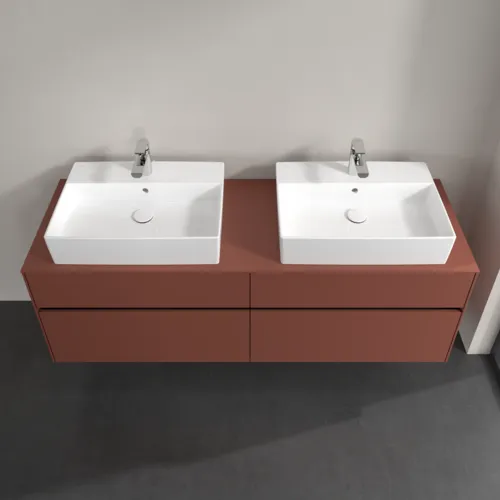 VILLEROY BOCH Toaletní skříňka Collaro, s osvětlením, 4 výsuvy, 1600 x 548 x 500 mm, Vínově červená / Vínově červená #C137B0AH, obrázek 4