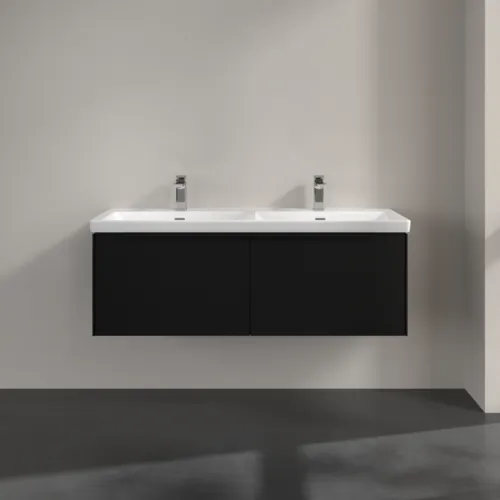 VILLEROY BOCH Subway 3.0 Vanity unit, 2 výsuvy, 1272 x 429 x 478 mm, Volcano Black #C56701VL, obrázek 3