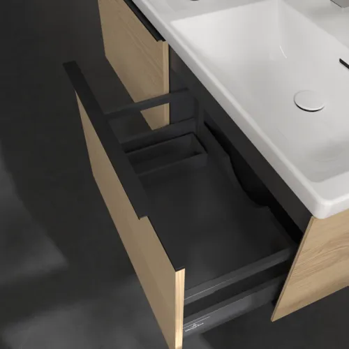 VILLEROY BOCH Vanová skříňka Subway 3.0, 2 výsuvy, 1272 x 429 x 478 mm, severský dub #C56701VJ, obrázek 6