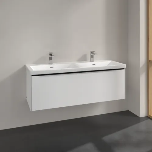 VILLEROY BOCH Subway 3.0 Vanity unit, 2 výsuvy, 1272 x 429 x 478 mm, čistě bílá #C56701VF, obrázek 2