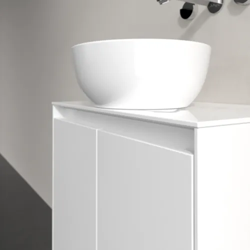 VILLEROY BOCH Toaletní skříňka Collaro, s osvětlením, 2 dveře, 600 x 548 x 380 mm, lesklá bílá / lesklá bílá #C150B0DH, obrázek 6