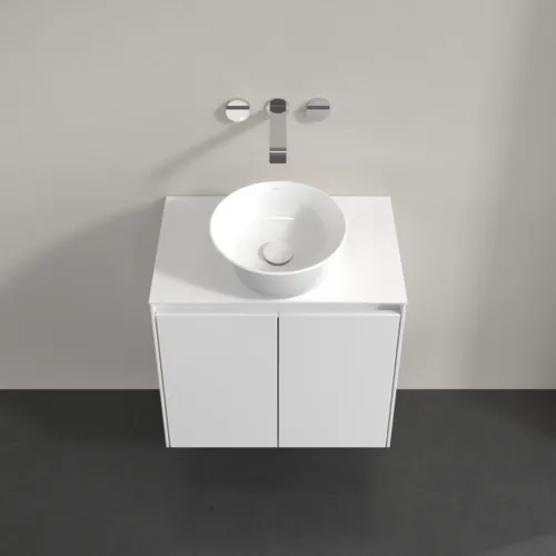 VILLEROY BOCH Toaletní skříňka Collaro, s osvětlením, 2 dveře, 600 x 548 x 380 mm, lesklá bílá / lesklá bílá #C150B0DH, obrázek 4
