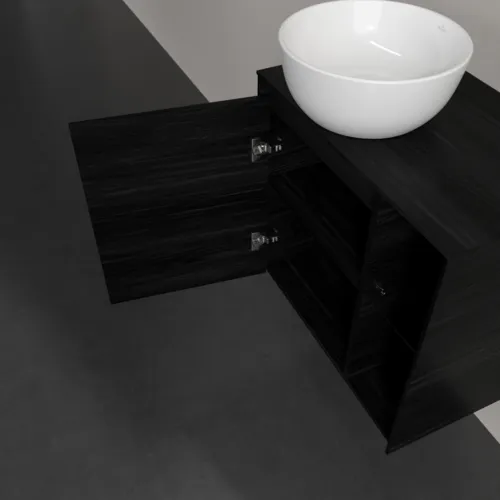 VILLEROY BOCH Toaletní skříňka Collaro, 1 dvířka, 600 x 548 x 380 mm, černý dub / černý dub #C15200AB, obrázek 7