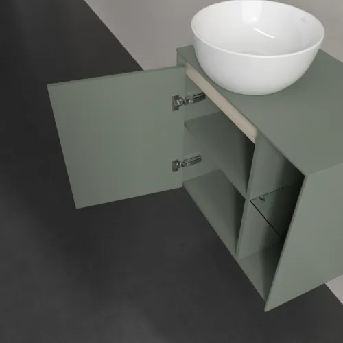 VILLEROY BOCH Toaletní skříňka Collaro, 1 dvířka, 600 x 548 x 380 mm, Soft Green / Soft Green #C15200AF, obrázek 7