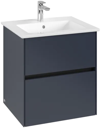 VILLEROY BOCH Umyvadlová skříňka Collaro, s osvětlením, 2 výsuvy, 561 x 610 x 480 mm, Marine Blue #C142B0VQ