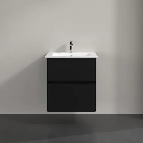 VILLEROY BOCH Toaletní skříňka Collaro, s osvětlením, 2 výsuvy, 561 x 610 x 480 mm, Volcano Black #C142B0VL, obrázek 3