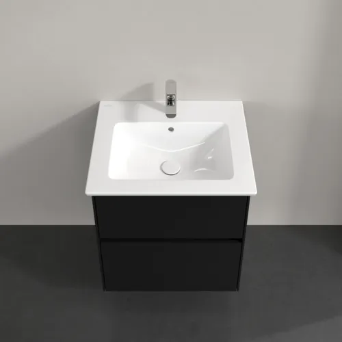 VILLEROY BOCH Toaletní skříňka Collaro, s osvětlením, 2 výsuvy, 561 x 610 x 480 mm, Volcano Black #C142B0VL, obrázek 4