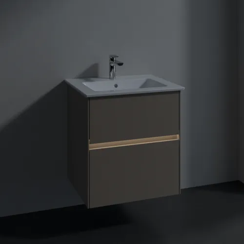 VILLEROY BOCH Toaletní skříňka Collaro, s osvětlením, 2 výsuvy, 561 x 610 x 480 mm, taupe #C142B0VM, obrázek 5