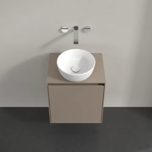 VILLEROY BOCH Toaletní skříňka Collaro, s osvětlením, 1 dvířka, 500 x 548 x 380 mm, taupe / taupe #C149B0VM, obrázek 4