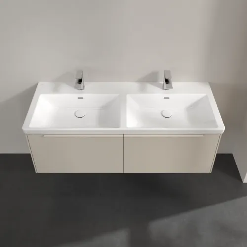 VILLEROY BOCH Subway 3.0 Vanity unit, 2 výsuvy, 1272 x 429 x 478 mm, Cashmere Grey #C56702VN, obrázek 4