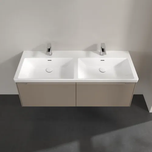 VILLEROY BOCH Subway 3.0 Vanity unit, 2 výsuvy, 1272 x 429 x 478 mm, taupe #C56702VM, obrázek 4