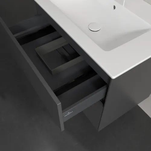 VILLEROY BOCH Toaletní skříňka Collaro, 2 výsuvy, 761 x 610 x 480 mm, grafitová barva #C14400VR, obrázek 7