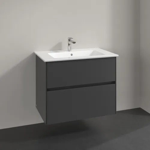 VILLEROY BOCH Toaletní skříňka Collaro, 2 výsuvy, 761 x 610 x 480 mm, grafitová barva #C14400VR, obrázek 2