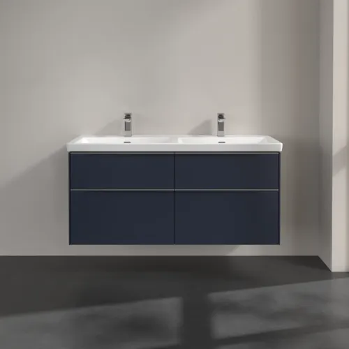 VILLEROY BOCH Subway 3.0 Vanity unit, 4 výsuvy, 1272 x 576 x 478 mm, Marine Blue #C56800VQ, obrázek 3