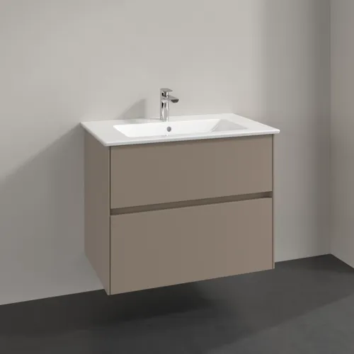 VILLEROY BOCH Toaletní skříňka Collaro, 2 výsuvy, 761 x 610 x 480 mm, taupe #C14400VM, obrázek 2